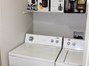 Separate laundry room, with gas and electric dryer hookups.